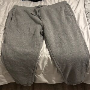 No Boundaries Gray Fleece-Lined Sweatpants
